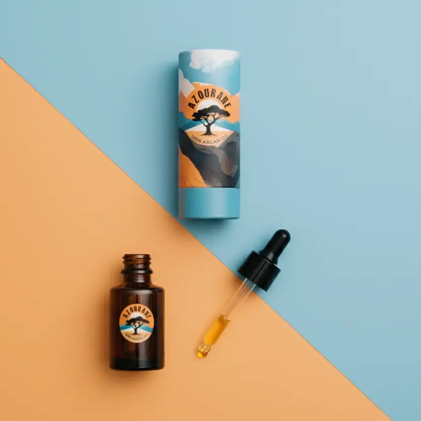 100 percent pure Moroccan argan oil, 30 ml, cold-pressed, AZOURANE