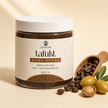 TAFUKT Piling za Tijelo, Kafa + Argan, 200 g