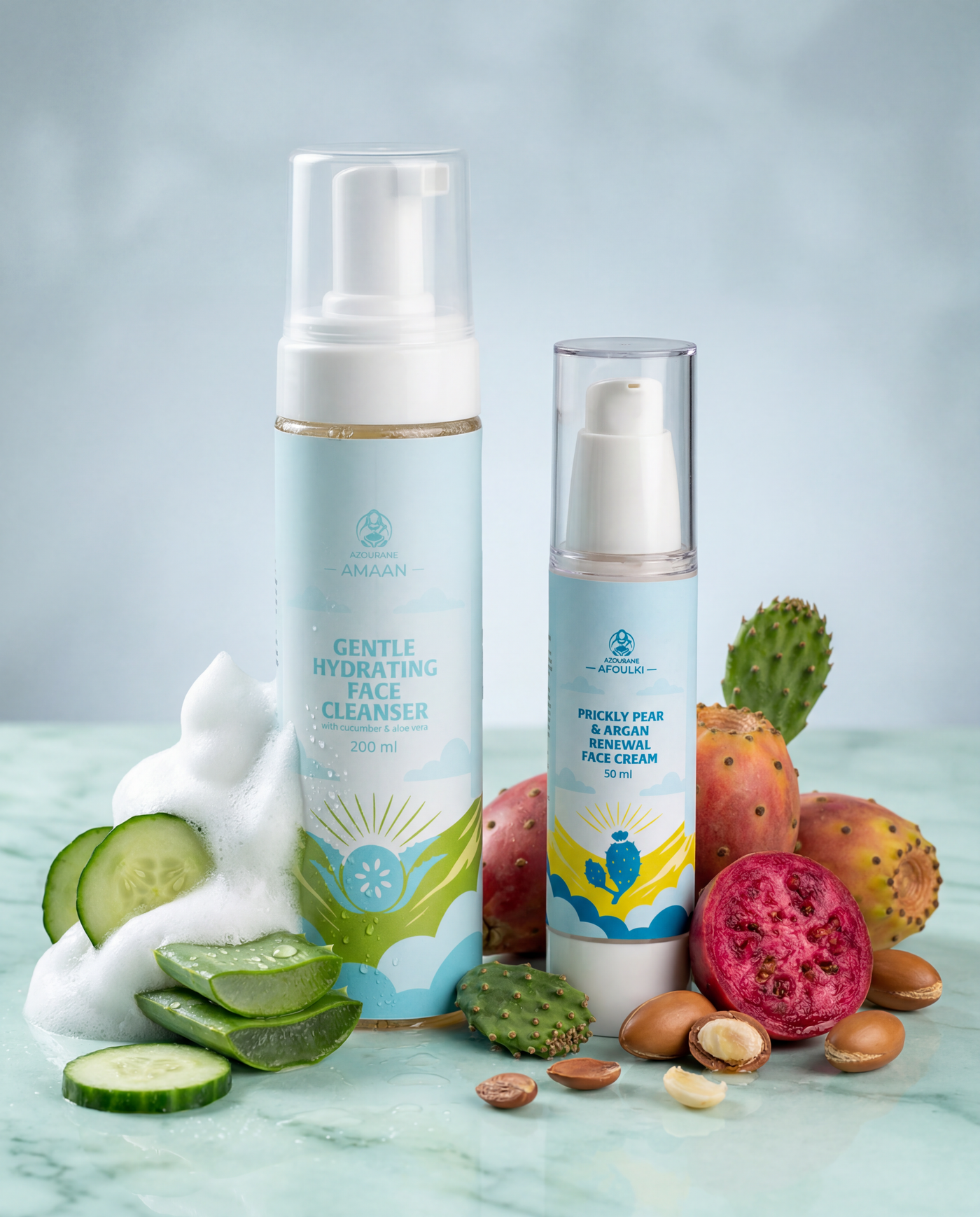 Everything skin needs, in two products.