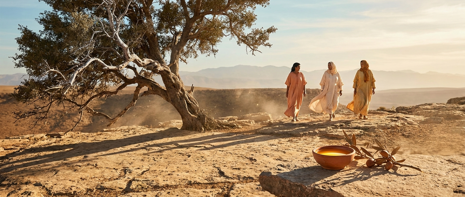 AZOURANE Souss-Massa Morocco landscape argan tree Berber women golden hour