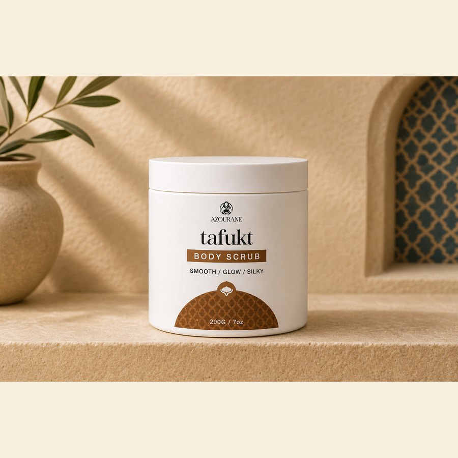 TAFUKT Piling za Tijelo, Kafa + Argan, 200 g
