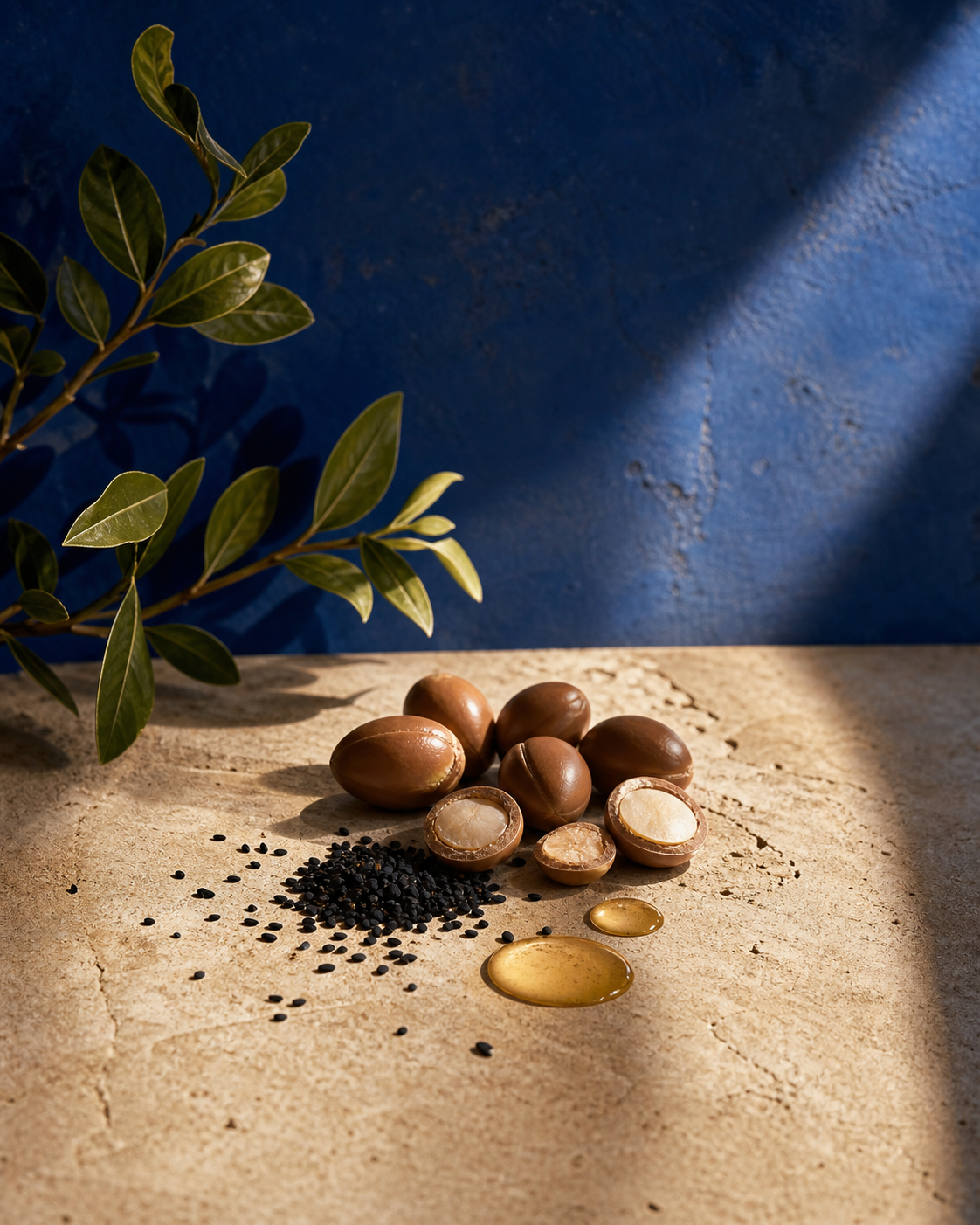 Argan and black seed in the AZOURANE pure-oils world